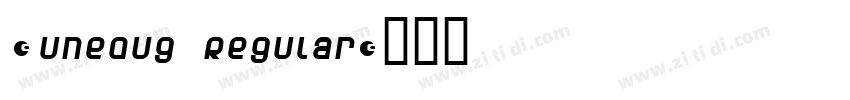 Dunebug Regular字体转换